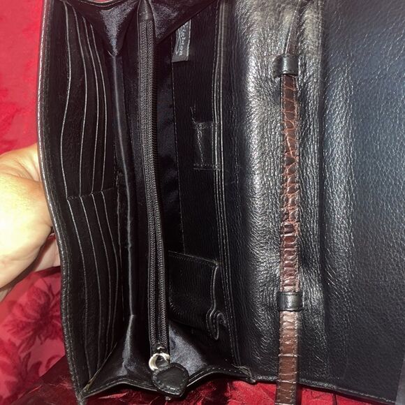Brighton Leather Croc 2 Tone‎ Wallet Purse - Picture 8 of 8